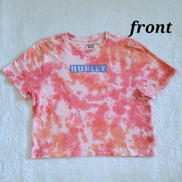 Hurley Tops - Hurley🌊 Tie Dye Cropped Tee👕 - NWT
